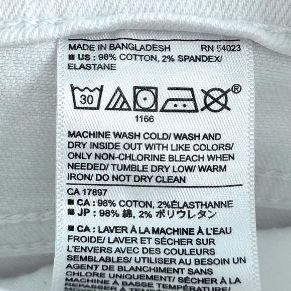 BANANA REPUBLIC ~ Women's White Button-Up Shorts - Picture 10 of 11